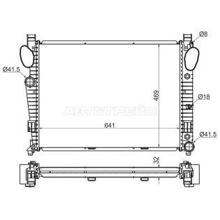 Радиатор Mercedes-Benz S-Class 98-05 SAT