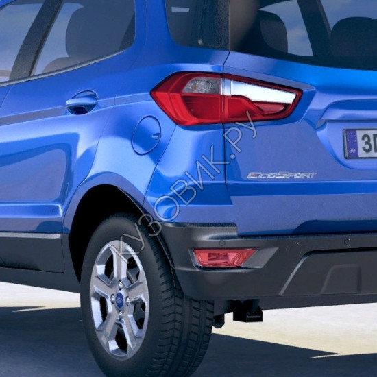 Задний бампер левая часть в цвет кузова Ford Ecosport (2014-2019)