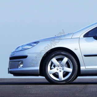 Крыло переднее левое с отверстием в цвет кузова Peugeot 407 (2004-)