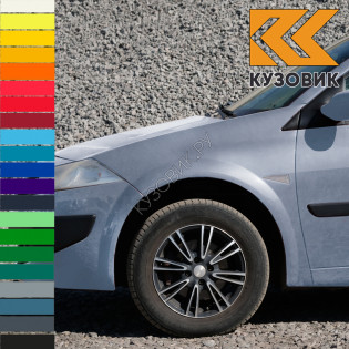 Крыло переднее левое в цвет кузова Renault Megane 2 (2002-2008) пластиковое